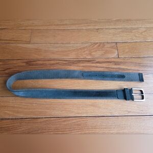 Brooks Brothers Olive Green Leather Belt Size 32